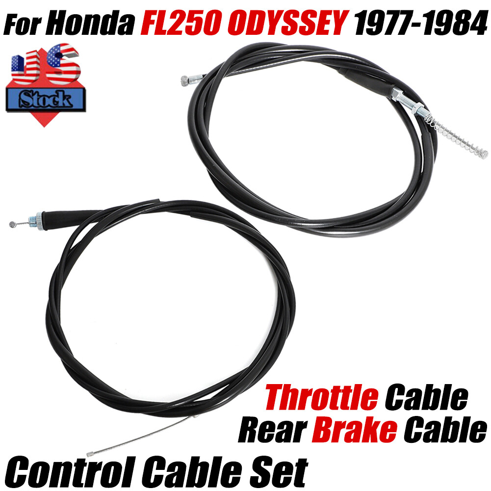 For Honda FL 250 Odyssey ATV Control Cable Set Throttle & Brake