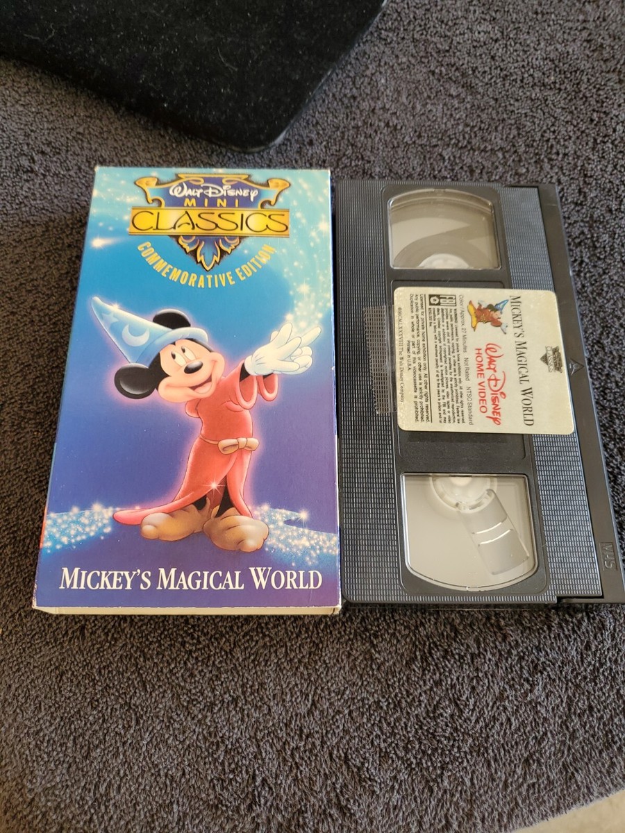 Walt Disney Mini Classics - Mickeys Magical World (VHS, 1991