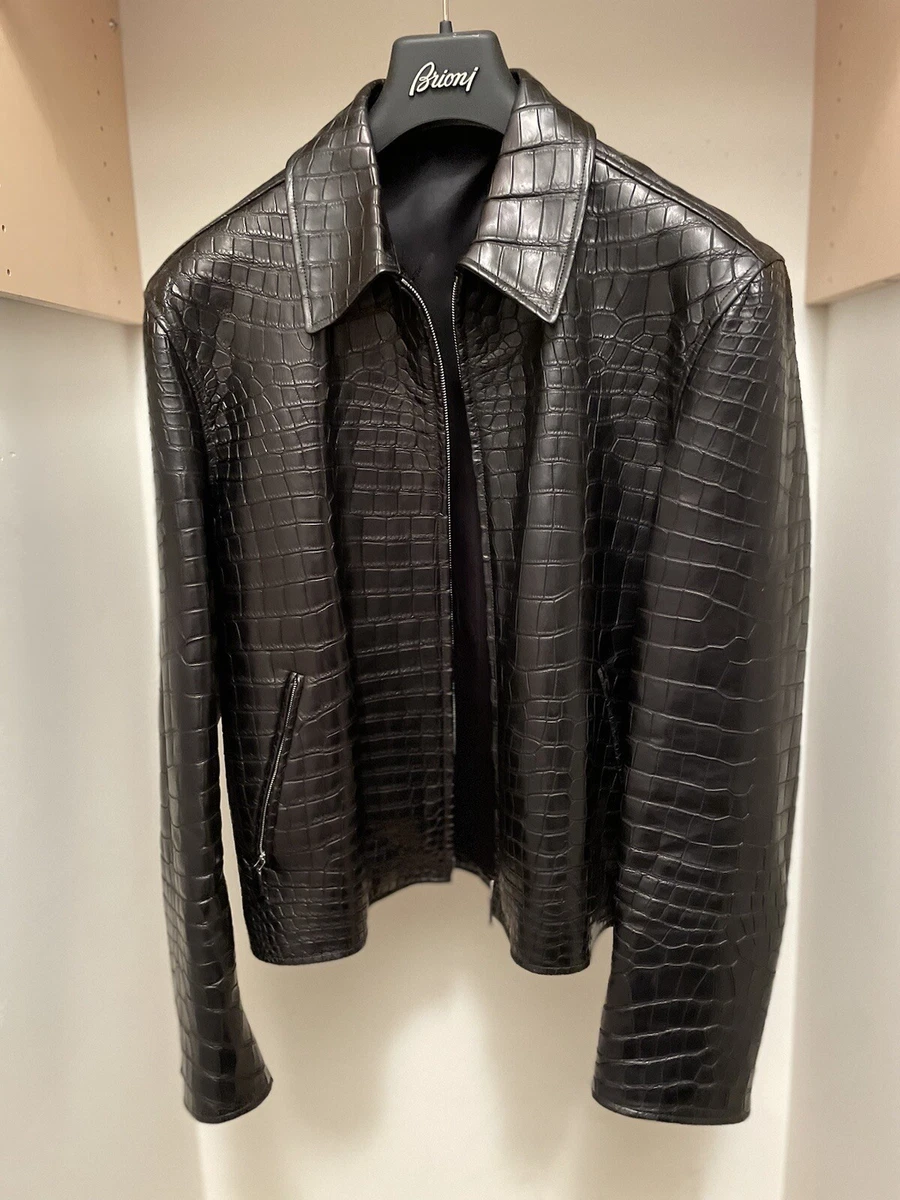 Hermes crocodile alligator men’s jacket