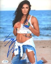 SONYA DEVILLE SIGNED WWE 8X10 PHOTO 3 ACOA