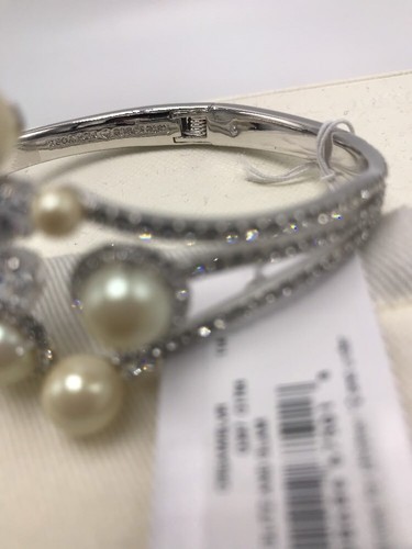 $108  Kate Spade New York Glitz And Glam Open Hinge Cuff bracelet  #4 - Picture 8 of 8