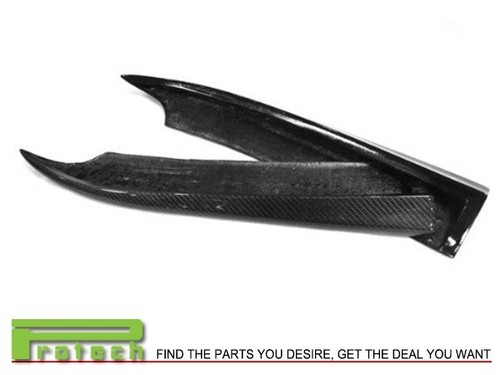 Labio divisor trasero de fibra de carbono para parachoques trasero AMG 08-11 W204 C300 C350 4 puertas - Imagen 2 de 2