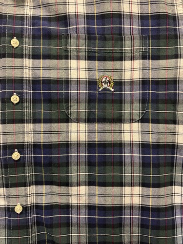Camisa con botones Cinch para hombre grande azul verde a cuadros ropa de trabajo occidental vaquero algodón - Imagen 3 de 9