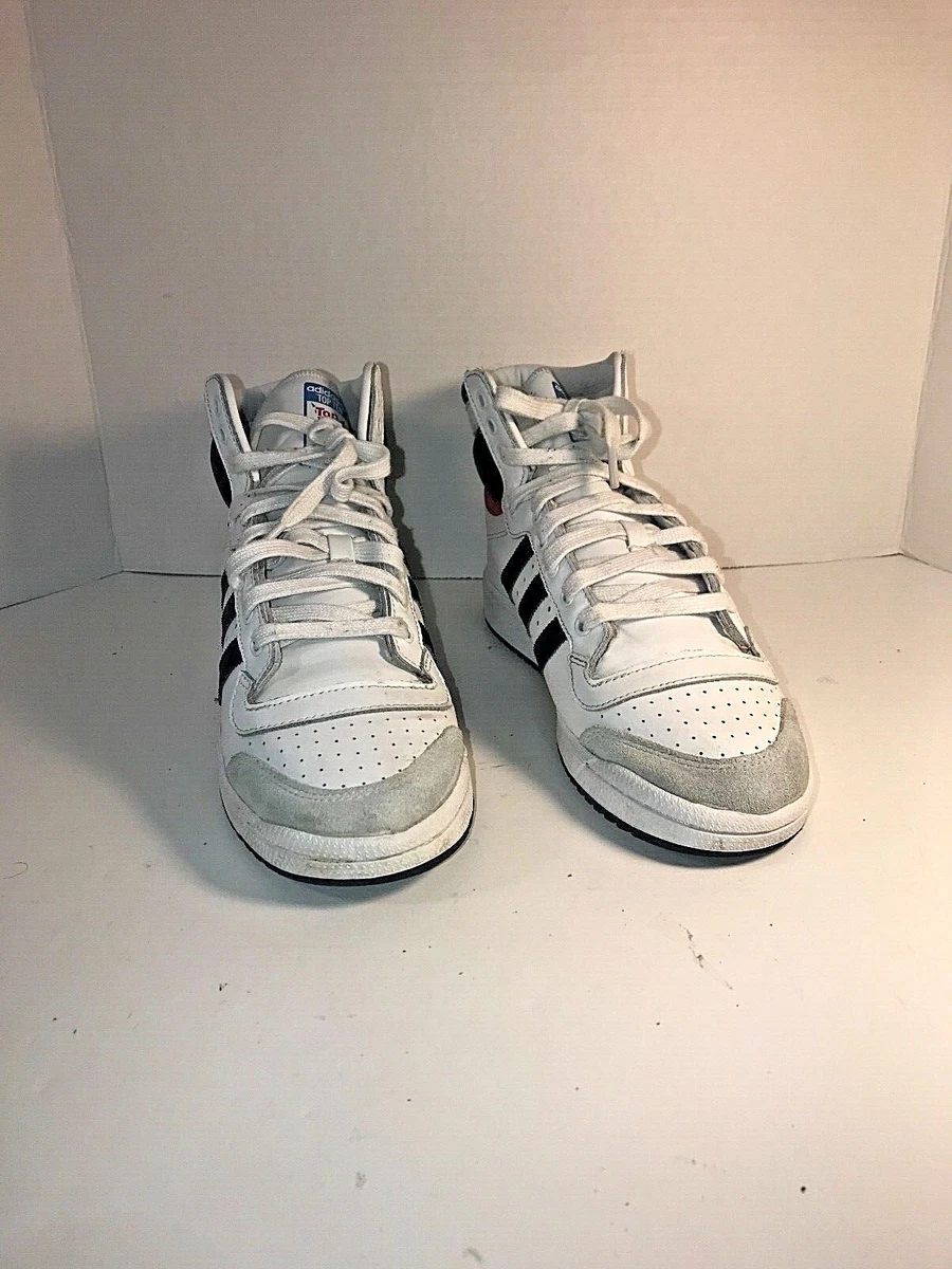 Adidas top ten low white navy red cheap