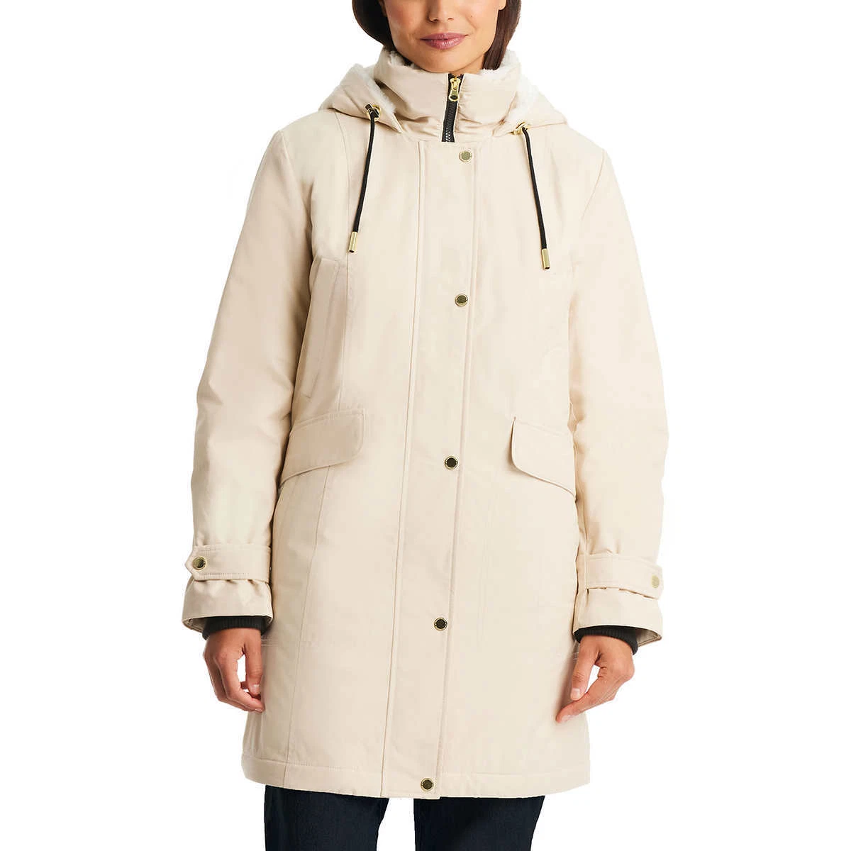 Ladies cream parka clearance coats