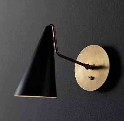 Handgefertigte Wand 1 Leuchte Scone Kronleuchter Roh Messing Italienische Lam...
