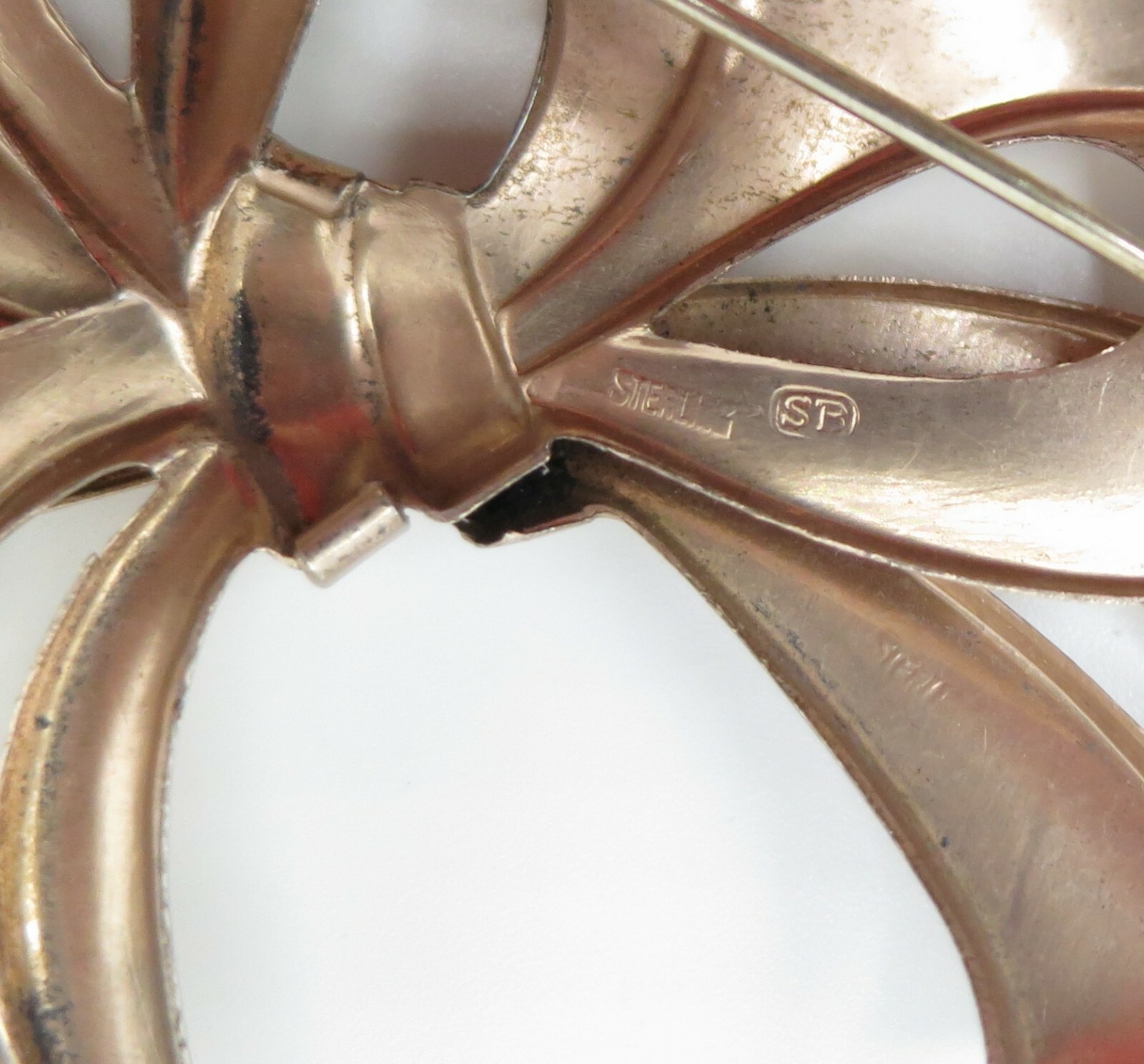 SB Sterling Silver Statement Repousse Vermeil Lar… - image 5