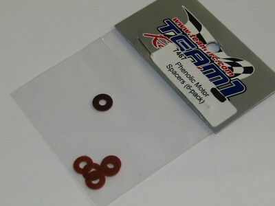 Team 1 Phenol Motor Spacer (6 Stück) für 540er Lagerware / modifizierter Motor - 7467