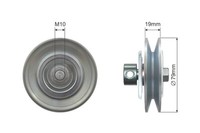 NTY Spannrolle Keilrippenriemen FÜR Nissan Almera II Almera Tino Navara NP3