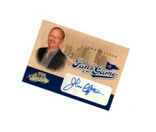 2004 Absolute Mem Fans of the Game SP JOHN CLAYTON AUTO /300 - ESPN RIP, LEGEND