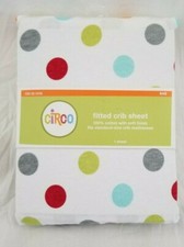 Circo 100 Cotton Multi Dots Knit Fitted Crib Sheet NIP