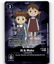 Digimon CCG Ai & Mako (Box Promotion Pack) - Release Special Booster 2.5