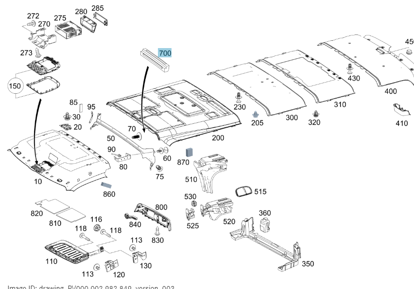 OEM Mercedes-Benz SPRINTER 906 Front Floor Covering A9066843002 