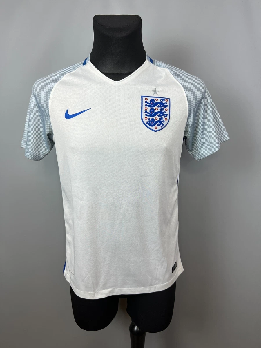 meloen Wederzijds Slager ENGLAND 2016 2018 HOME SHIRT FOOTBALL SOCCER JERSEY NIKE 724614-100 MENS  SIZE M | eBay