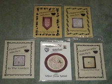 NEW PRAISEWORTHY STITCHES CROSS STITCH CHART PACK YOU CHOOSE: SAMPLERS 