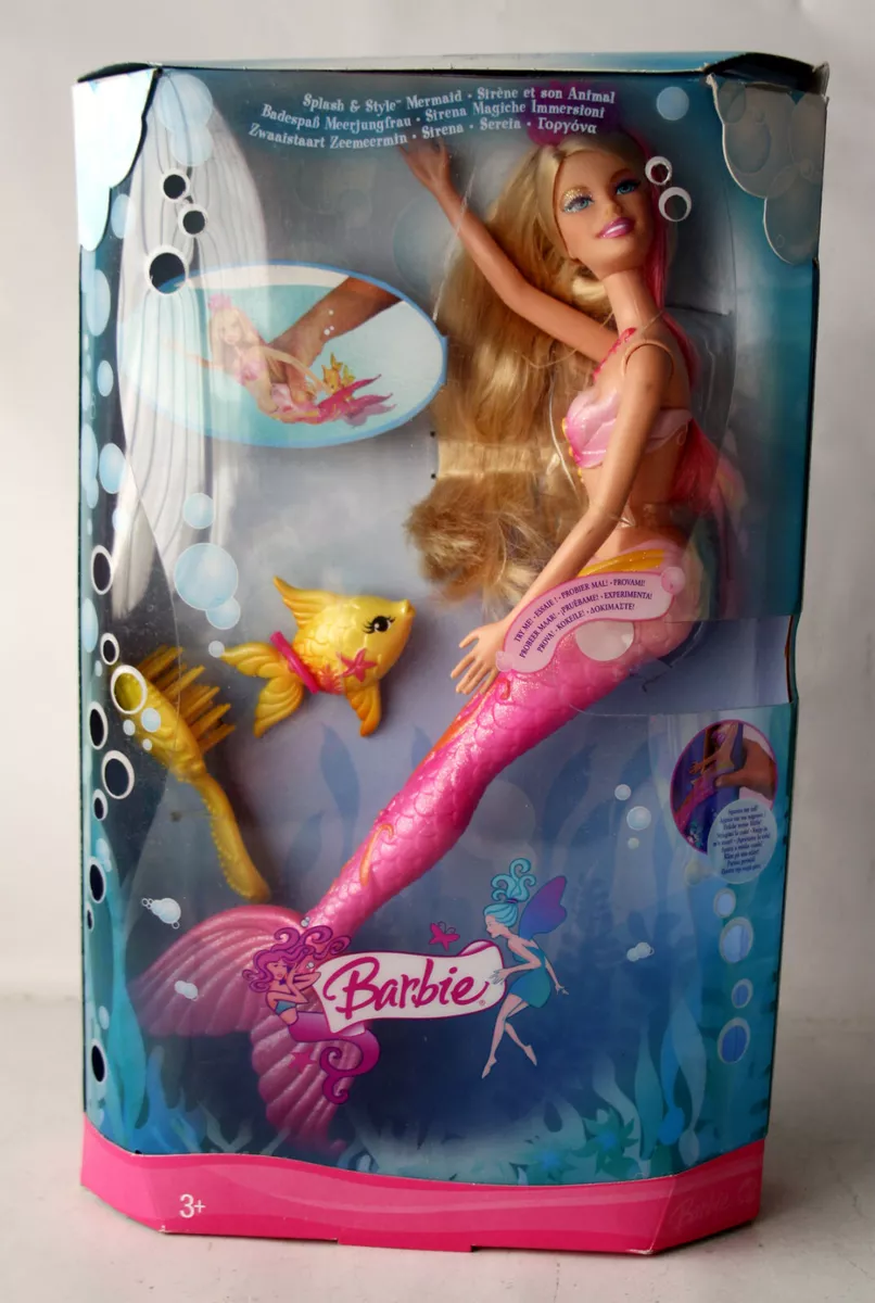 Barbie splash and style mermaid hot sale