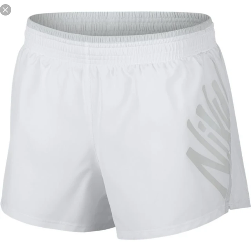 PANTALONCINI NIKE DONNA SHORTS SPORTIVI BIANCO WHITE AJ9141-100 RUNNING  TENNIS | eBay