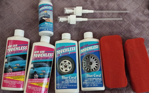 Lot Of 5 Onestep Touchless Tire Cleaner New Car Touchless Carcoat Sealant
