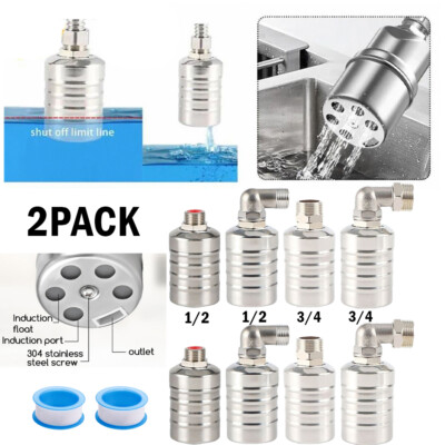 304 Stainless Steel Automatic Water Level Control Float Valve Water Tank Shutoff