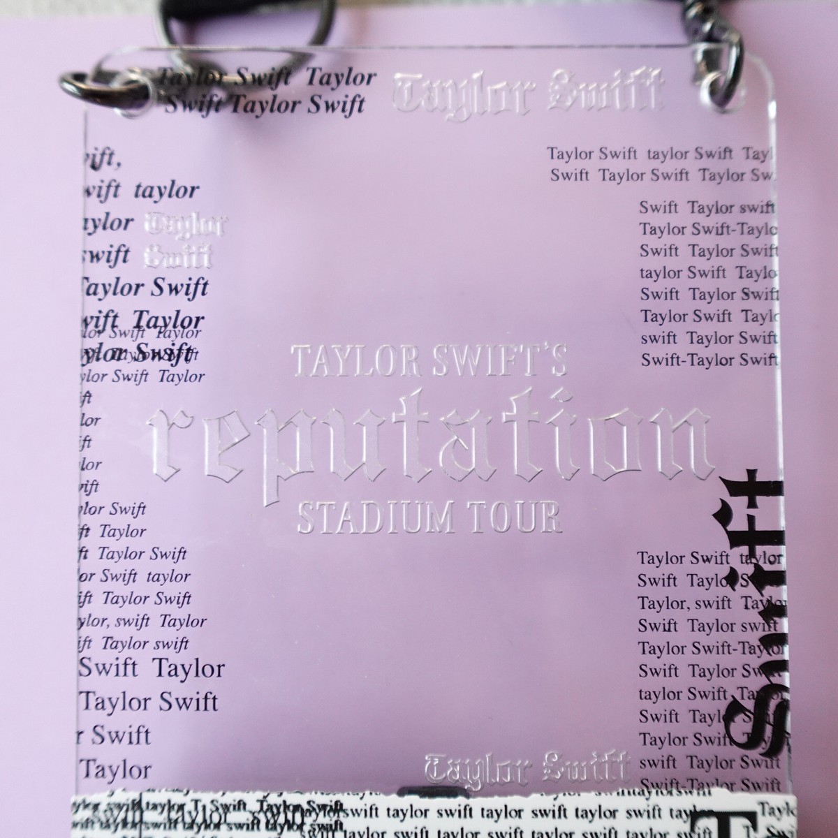 Taylor Swift Reputation Stadium Tour Pass & Lanyard Taylor Swift Reputation Stadium Tour Pass & Lanyard