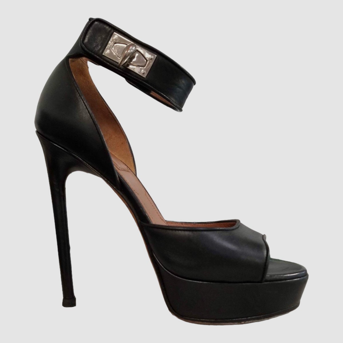 Givenchy Black Leather Sandals Givenchy Sandals Women Leather Black | B-Exit – B-Exit top  main image 2