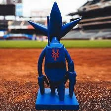 Futura x New York Mets Collaboration MLB Blue Pointman Bobblehead Figure