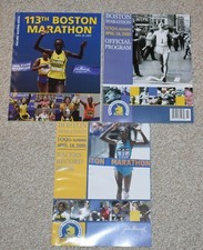 The 113th  109th Boston Marathon OFFICIAL Program April 2005  2009