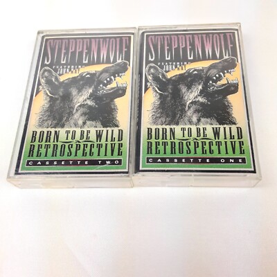 STEPPENWOLF BORN TO BE WILD RETROSPECTIVE  2-CASSETTE TAPES