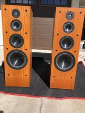 Infinity Cs3008 Floorstanding Speakers, Cherry, Recently Rebuilt Drivers. Pair