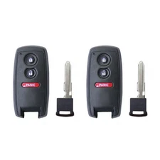 Smart Prox Remote Fob Case Shell Pad 3 Buttons Compatible with Suzuki (2 Pack)