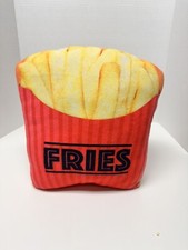 French Fries Pillow Plush Toy Stuffed Toy Network 12.5 x 9.5 Fun Room Decor