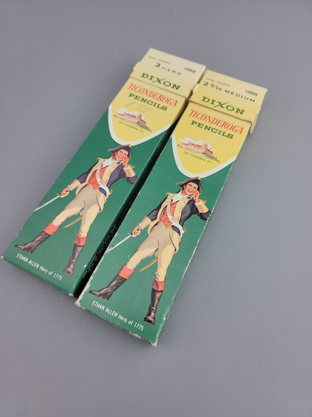 Vintage Ticonderoga 19-Pencil Mix with 12 #3 and 7 #2 5/8 Medium Pencils-image