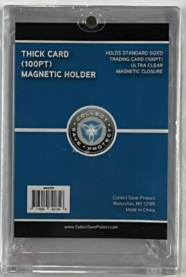 Lot of 3 CSP 100pt Magnetic Holder w/ UV Protection Recessed Arrowhead Corners