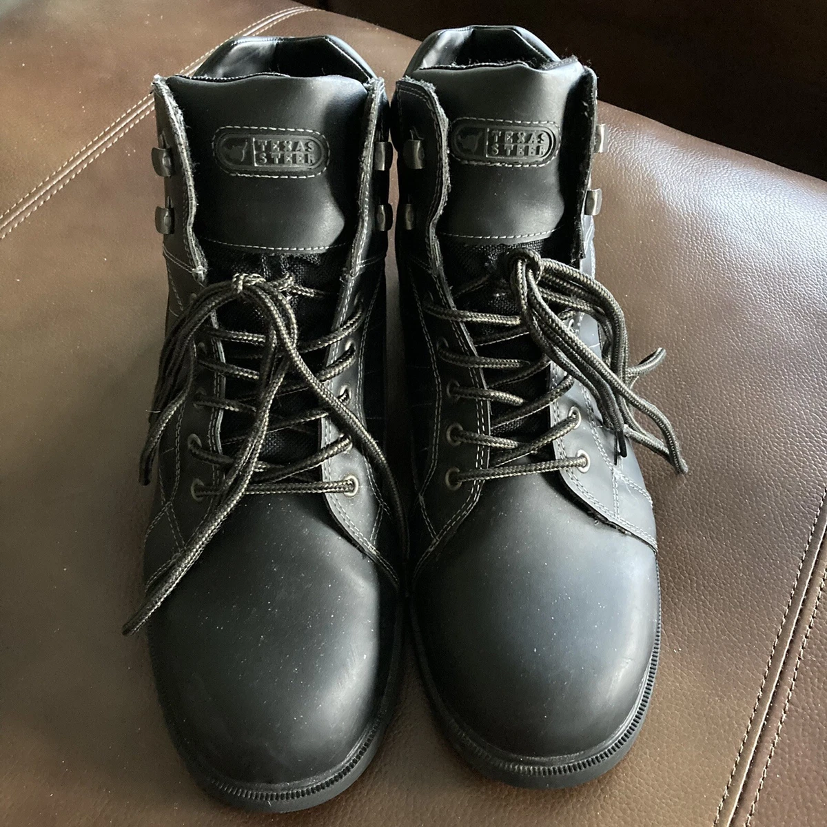 Texas steer shop boots black