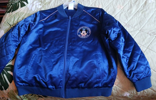 Walt Disney World 50th Anniversary Celebration Castle Satin Bomber Jacket 1X - Picture 10 of 10
