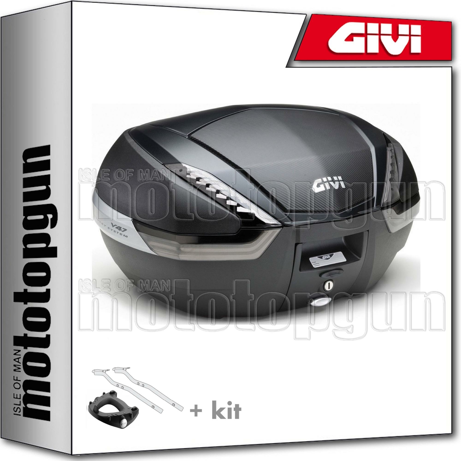 GIVI BAULETTO V47NNT + ATTACCO HONDA CB 600 F HORNET 600 2006 06