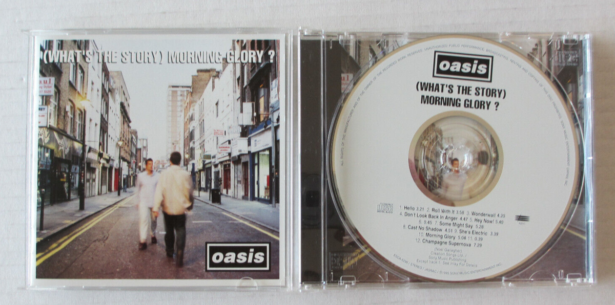 OASIS- WHAT'S THE STORY MORNING GLORY CD JAPAN 1995 OBI 90'S OASIS- WHAT'S THE STORY MORNING GLORY CD JAPAN 1995 OBI 90'S