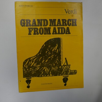 piano VERDI Grand March from Aida, easy arr. Carol Barratt