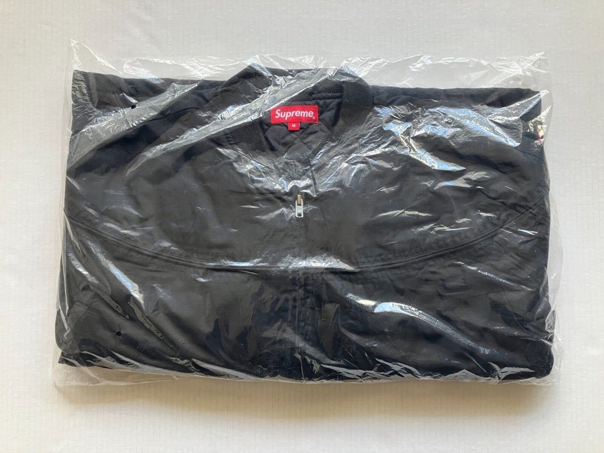 Supreme Thrasher Poplin Crew Jacket Black Size Medium SS17 New 