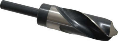 Precision Twist Drill 1-1/4'' Drill, 118? Point, High Speed Steel Silver Demin...