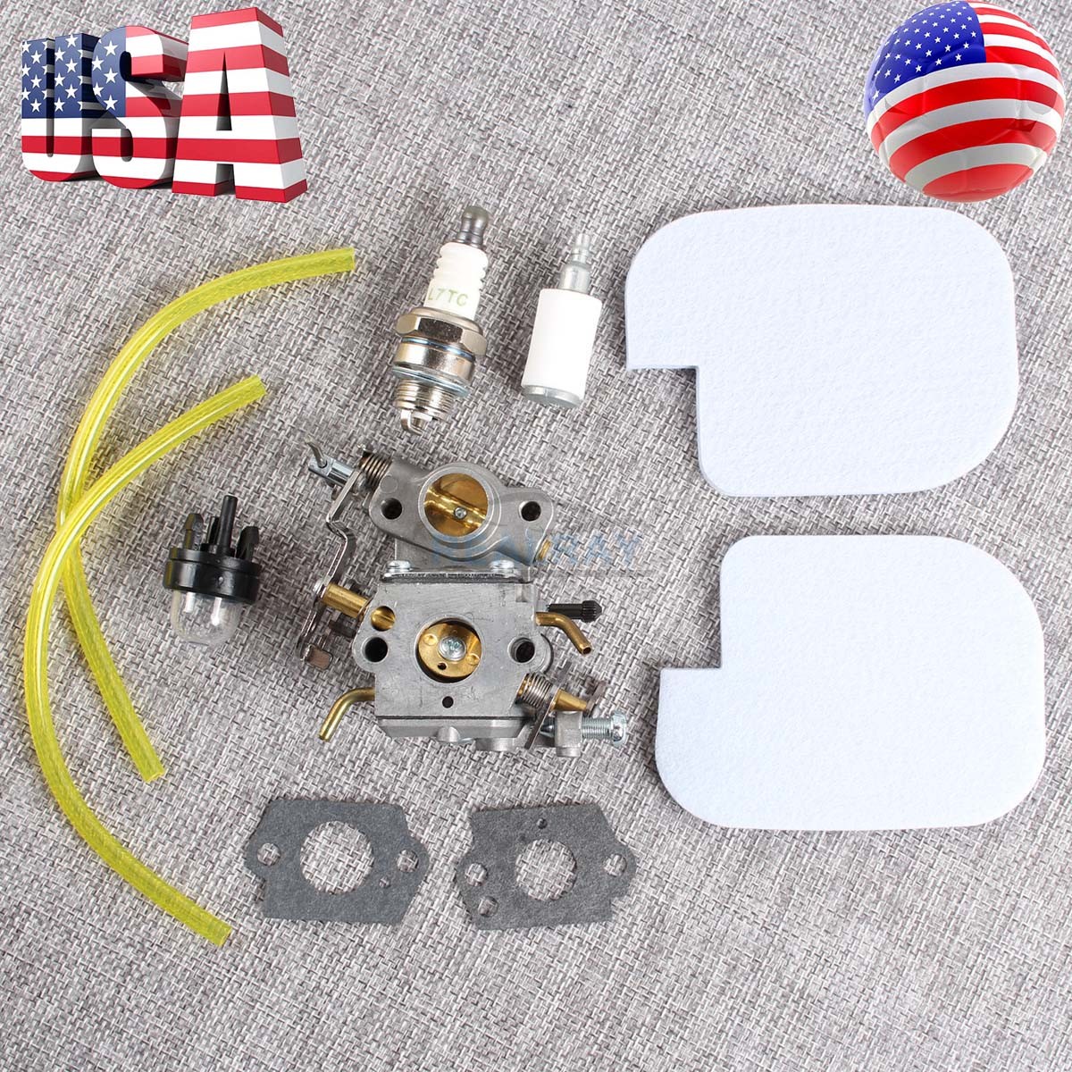 NEW Carburetor For Poulan SM4218AVX SM4518AVX P4018WTL PP3516AVX - Foto 5