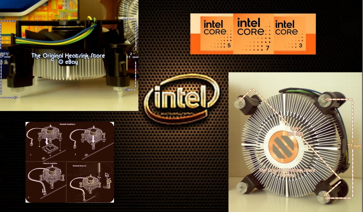 Intel Core i7 Cooler Heatsink Fan for i7-4790 i7-4790K i7