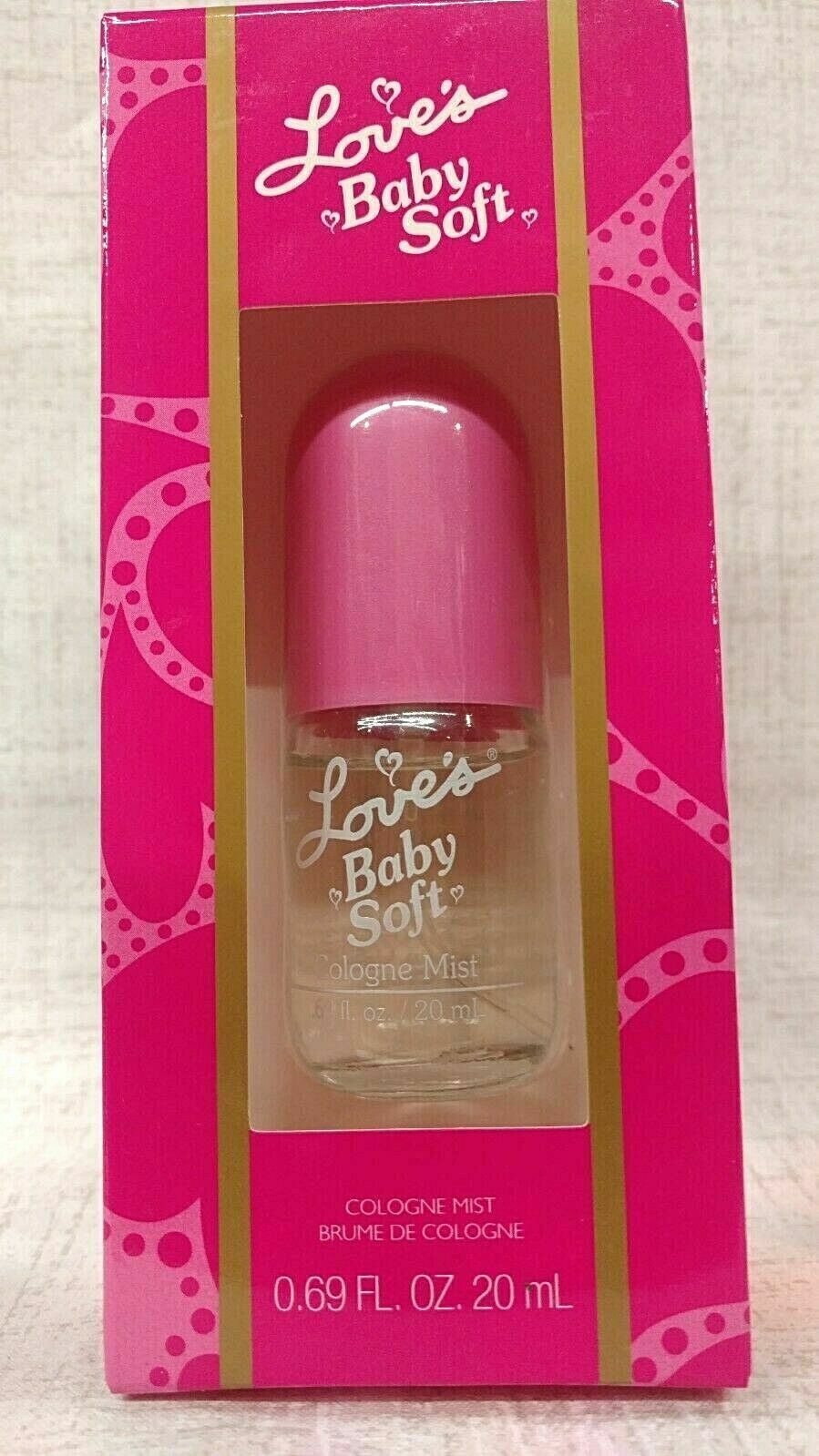 LOVE'S by Dana Cologne Mist BABY SOFT Fragrance Perfume .69 oz RARE ~ BOXED ~NEW