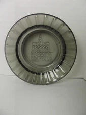 Vtg 4.5" RAMADA EXPRESS Hotel CASINO Glass Ashtray Flare Round