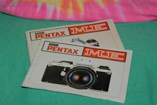 Pentax ME Instructions Manual two versions lot of 2 