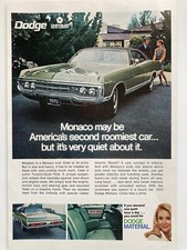 1970 Dodge Monaco Print Ad