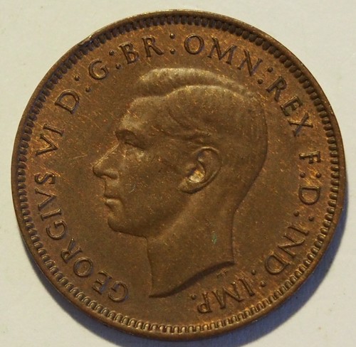 1941 Farthing - King George VI - Great Britain - Average circulated condition - Picture 2 of 2