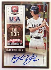 2015 Panini Contenders USA Kyle Tucker AUTO RC #'d /23 SSP Cracked Ice ASTROS 