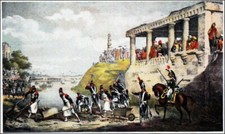 ÉPOPÉE NAPOLÉONIENNE BONAPARTE organise la rupture de la Digue du NIL en Couleur