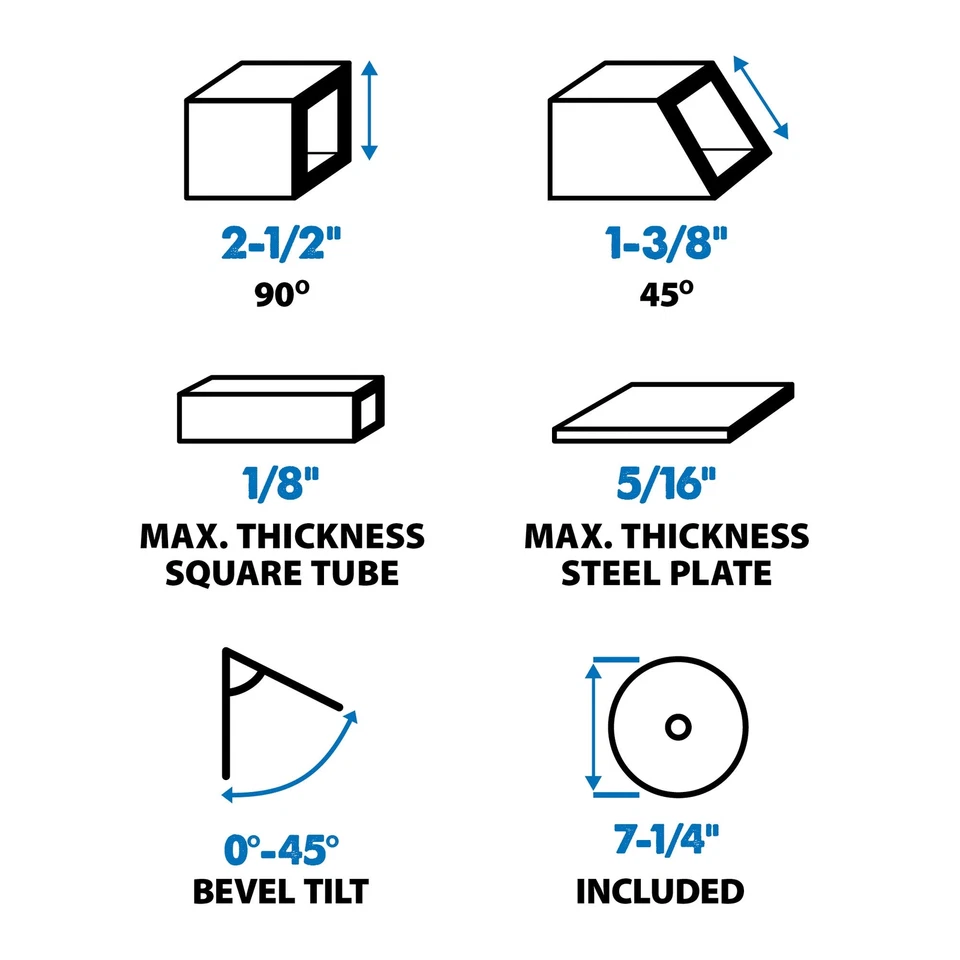 Evolution S185CCSL: Metal Cutting Circular Saw 7-1/4 in. Blade - Image 4 of 4